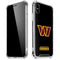 NFL Washington Commanders Black Background iPhone XS Max Clear Case